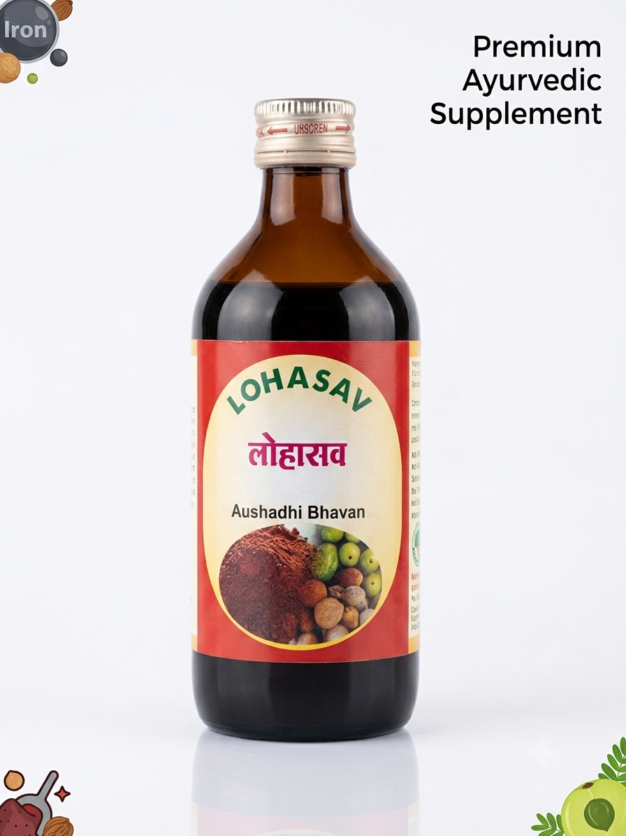 Aushadhi Bhavan Lohasav (लोहासव) - Premium Ayurvedic Iron Supplement