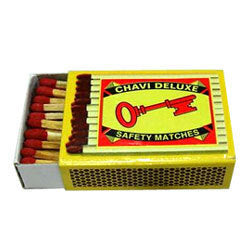 Key – Wooden Safety Match Box (Pack of 10)