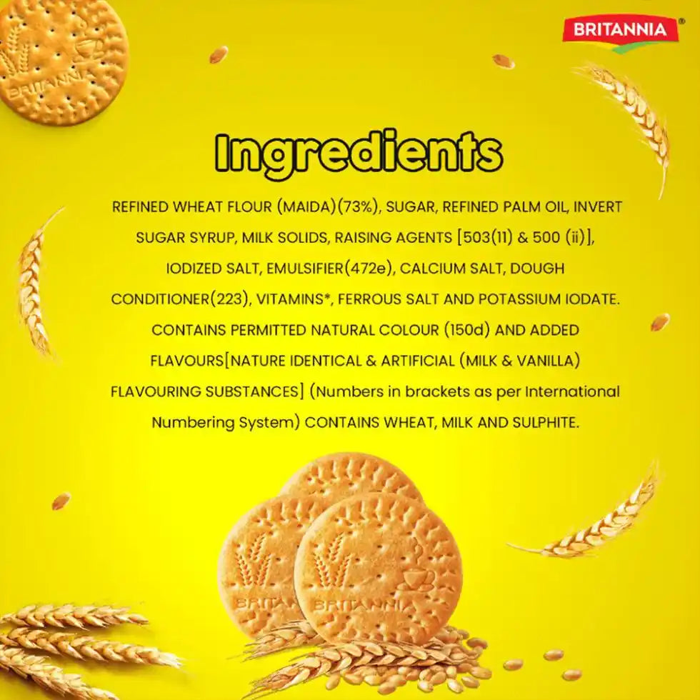 Britannia Marie Gold Biscuits Plain | Trans Fat-free