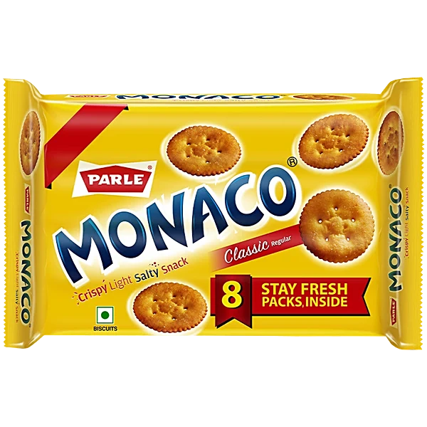 Parle Monaco Classic Regular Salted Biscuits – 371.2g