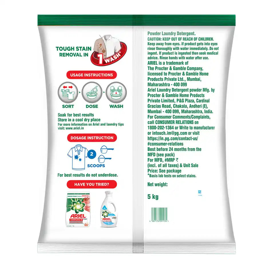Ariel Perfect Wash Detergent Powder