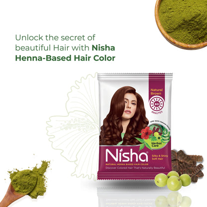 Nisha Natural Henna Based Hair Color (Mehndi)