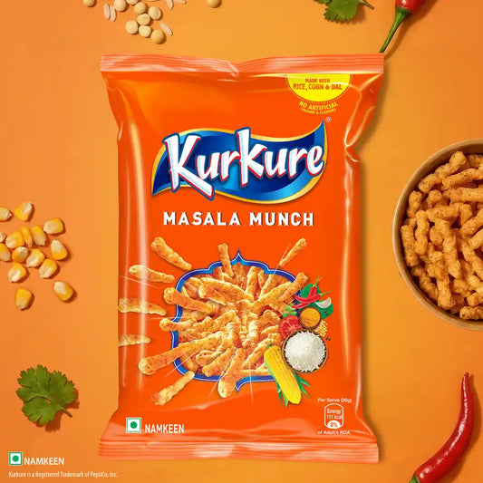 Kurkure Namkeen Masala Munch | Crunchy Snacks