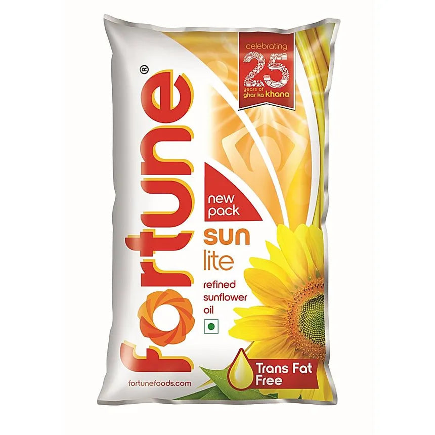 Fortune Sunlite Refined Sunflower Oil: 800 g