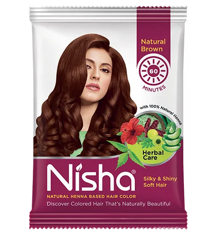Nisha Natural Henna Based Hair Color (Mehndi)