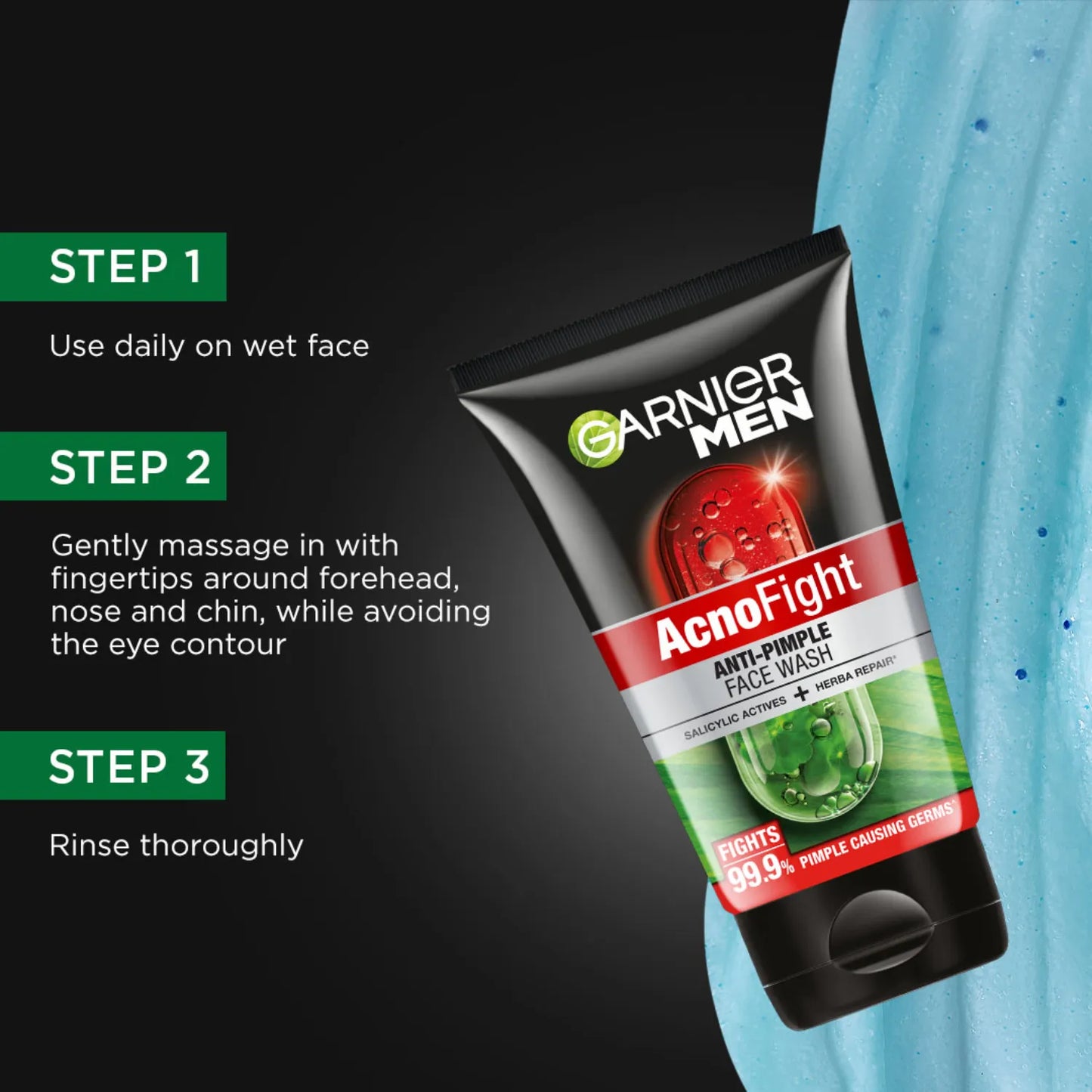AcnoFight Men's Anti-Pimple Face Wash – 100g