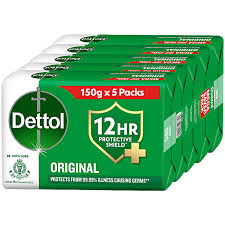 Dettol Original Bath Soap – Pack of 5