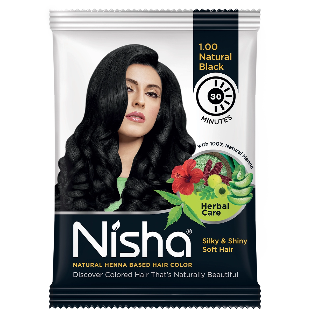 Nisha Hair Color Mehndi Natural Black (Mehndi)